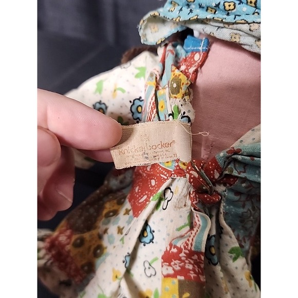 Vintage 1970s Original Holly Hobbie Miniature Rag Doll 15" Knickerbocker Heather - Picture 6 of 8